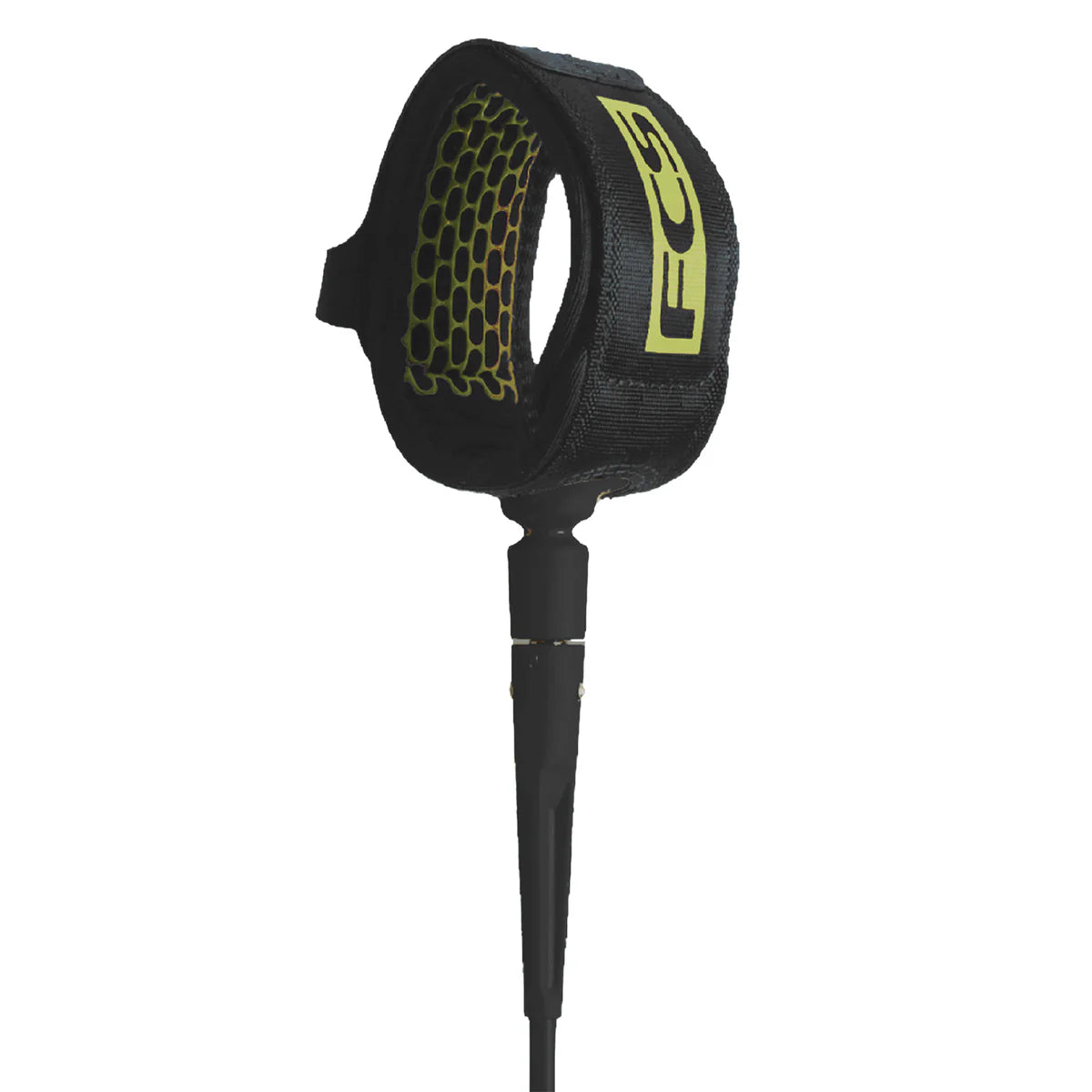 FCS II Essential Series Comp Leash Black / Lime  - 6ft