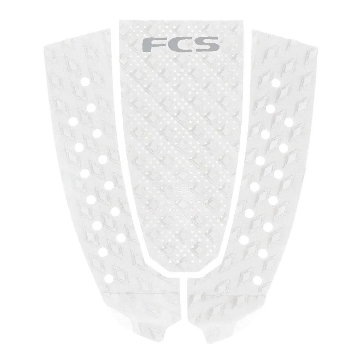 FCS II T3 Eco Blend Traction pad PIN TAIL - White