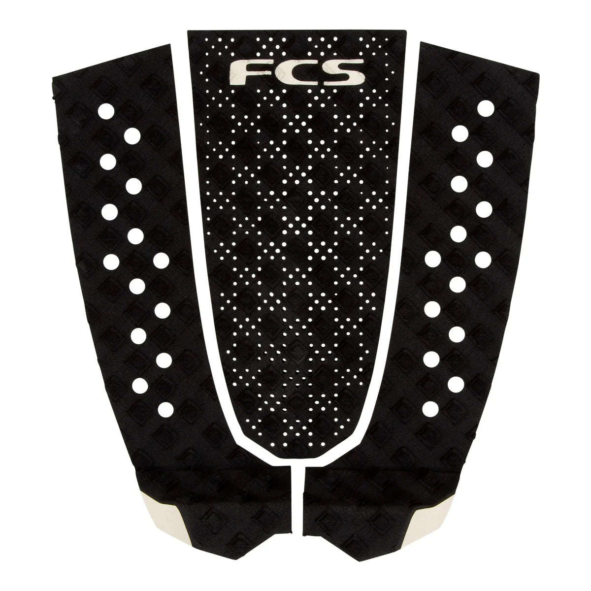 FCS II T3 Eco Blend Traction pad Squash Tail - Black
