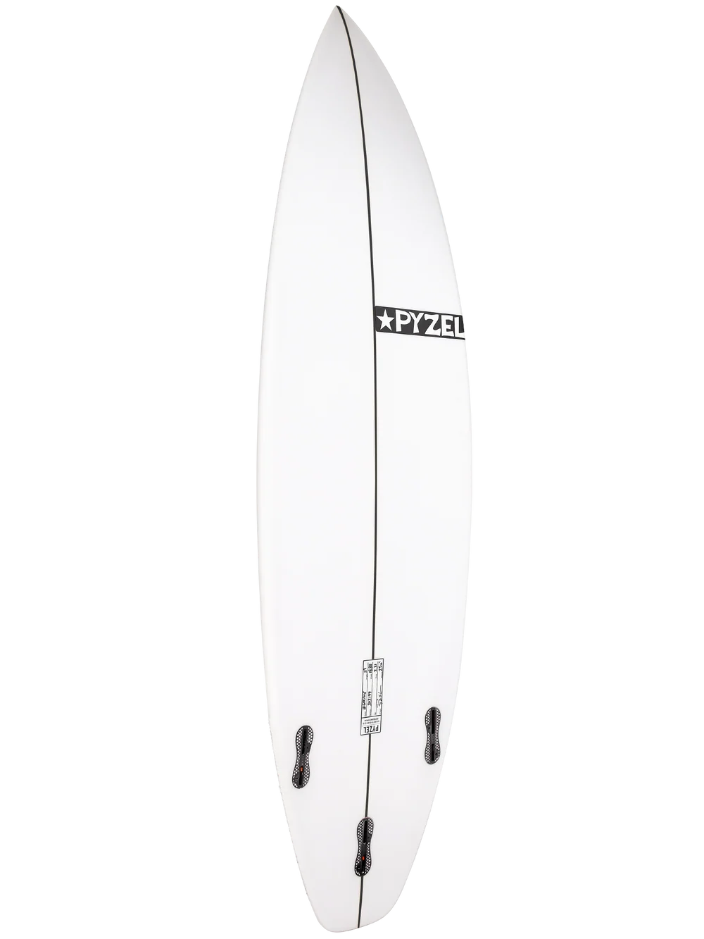Pyzel Highline Surfboard 6'2"  FCS2 - White