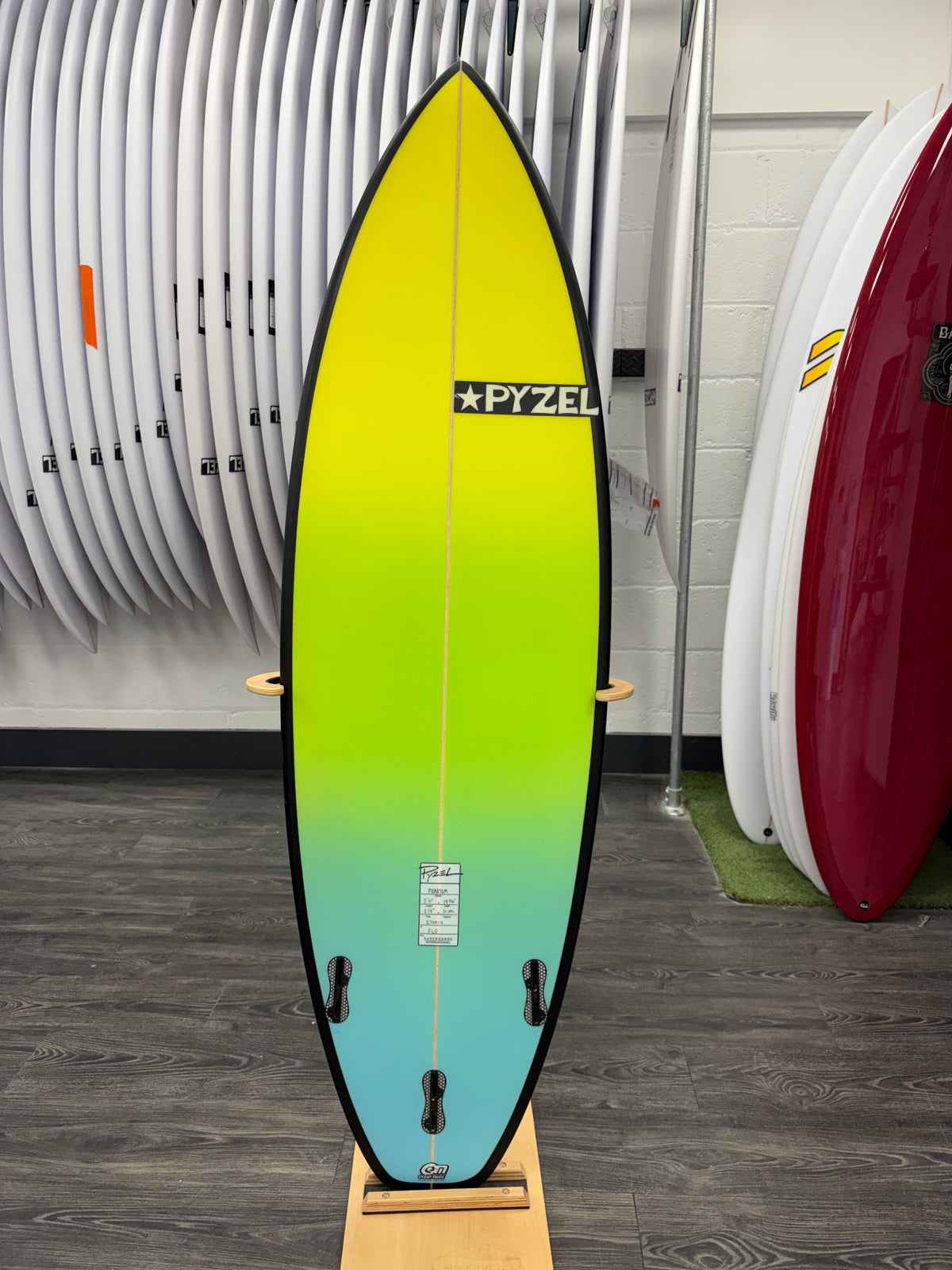 Pyzel Phantom Surfboard 5'11" FCS2 Lightning Bolt Spray