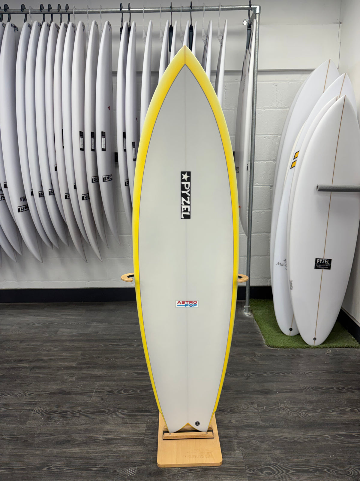 Pyzel Astro Pop EPS Surfboard 6'2"  FCS2