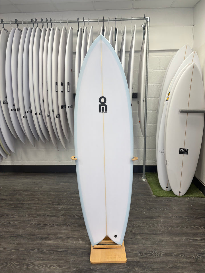 Ocean Magic OM Twinny Surfboard 6'2"  FUTURES
