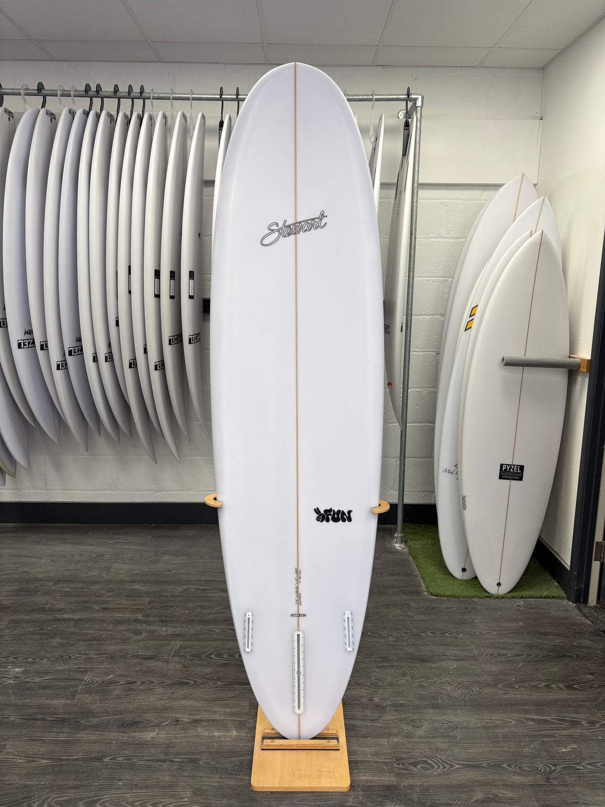 Stewart Surfboards 2FUN Surfboard 7'6"  FUTURES