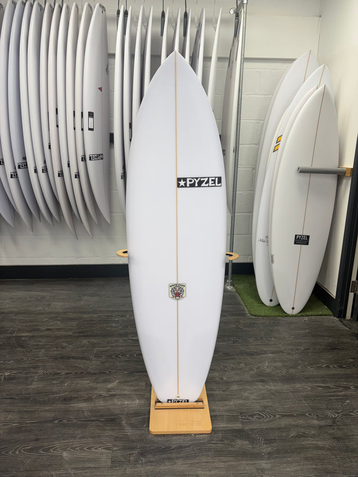 Pyzel White Tiger Surfboard 6'0"  FUTURES
