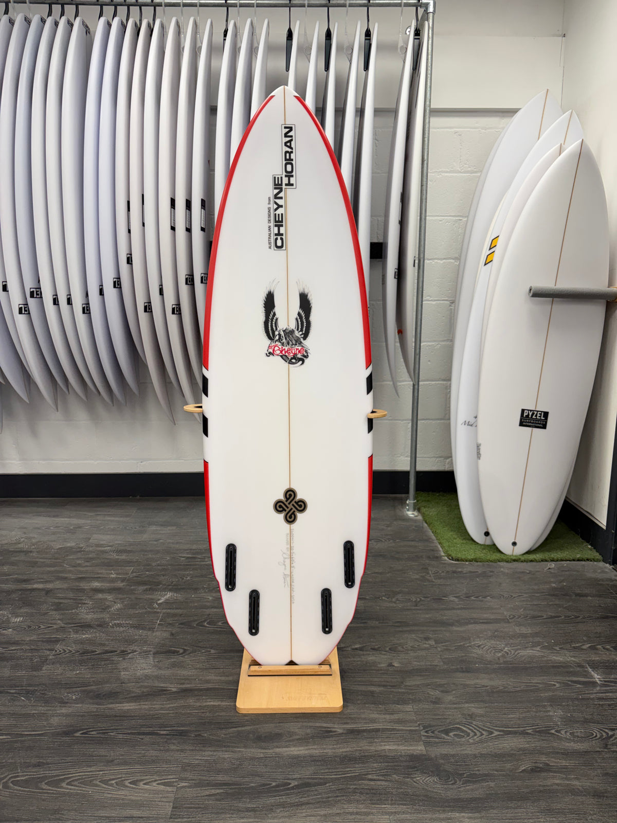 Cheyne Horan Lazor Zap Surfboard 6'0" FUTURES QUAD