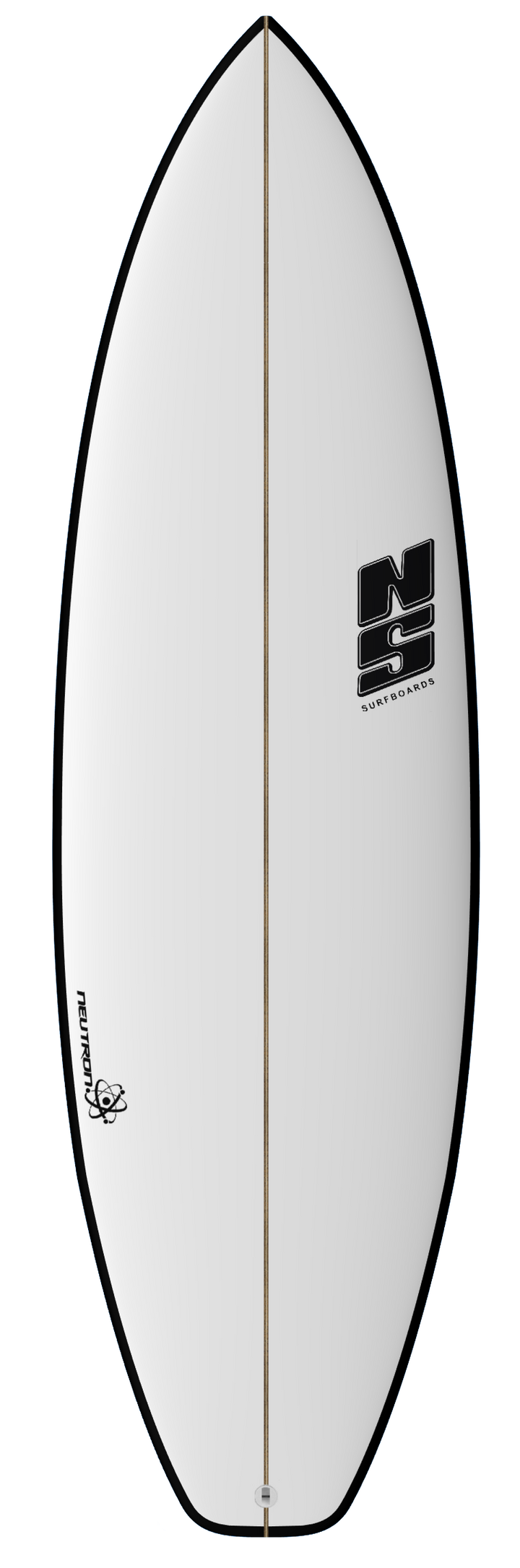 NS Surfboards Neutron 6'0"  FLURO GREEN CAMO RAILS FCS2