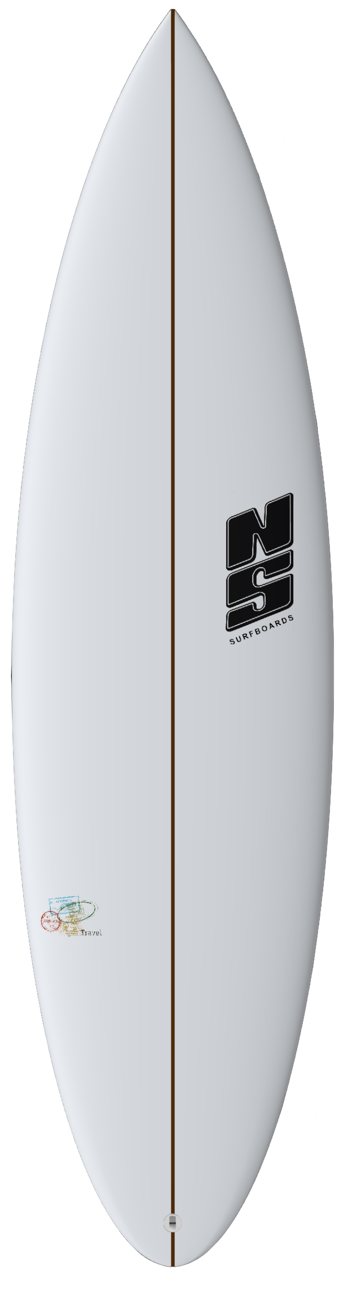 NS Surfboards Travel Board Round Tail 6'2" FCS2