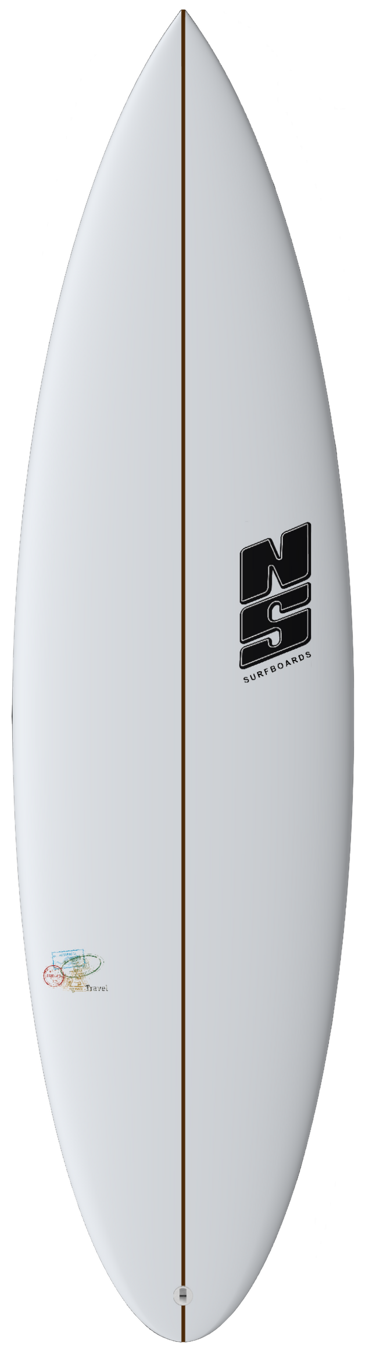 NS Surfboards Travel Board Round Tail 6'2" FCS2