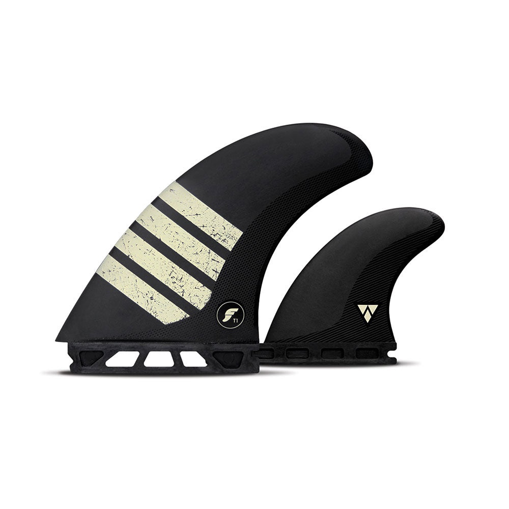 Futures T1 Twin Fin + Trailer Set