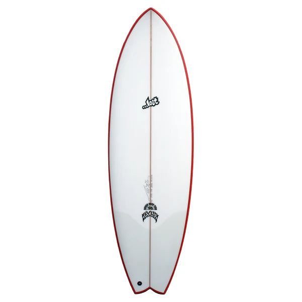 Lost Surfboards RNF96 Red bottom and rails 5'10" FCS2