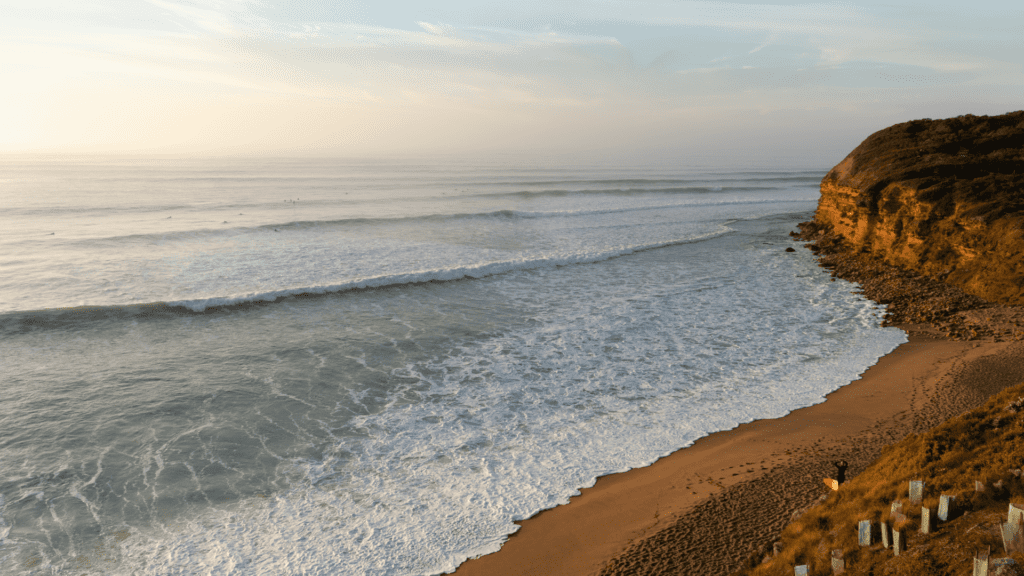 surfing Bells Beach Australia